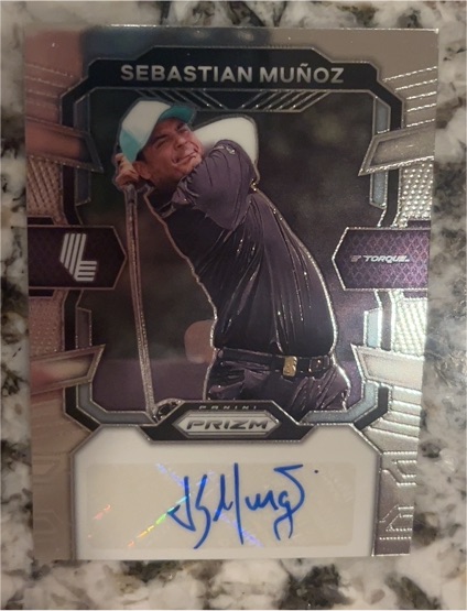 2024 Panini Prizm LIV Golf #SIG-SMU Sebastian Munoz Torque Autograph — front