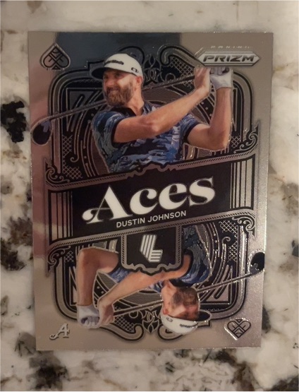 2024 Panini Prizm LIV Golf Aces #1 Dustin Johnson — front