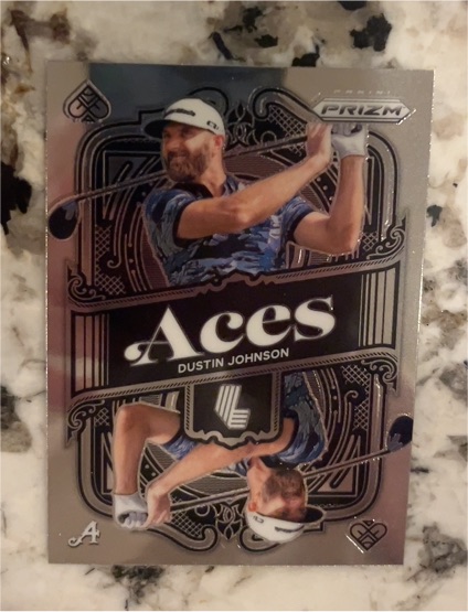 2024 Panini Prizm LIV Golf Aces #1 Dustin Johnson — front