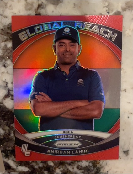 2024 Panini Prizm LIV Golf Global Reach #9 Anirban Lahiri — front