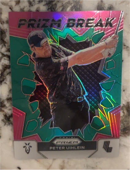 2024 Panini Prizm LIV Golf #6 Peter Uihlein Prizm Break — front