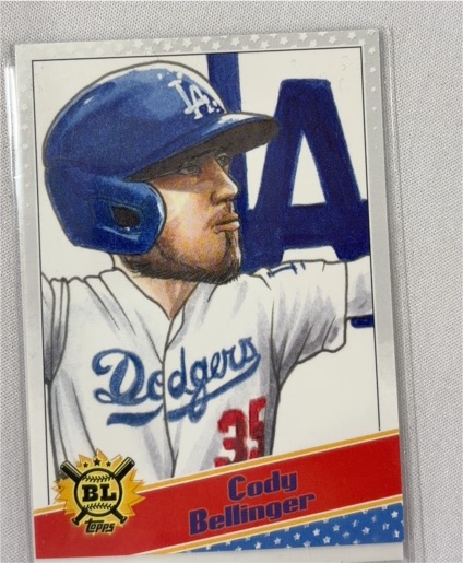 2020 Topps Big League #SCO-CB Cody Bellinger Star Caricature — front