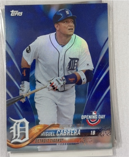 2018 Topps Opening Day #46 Miguel Cabrera — front