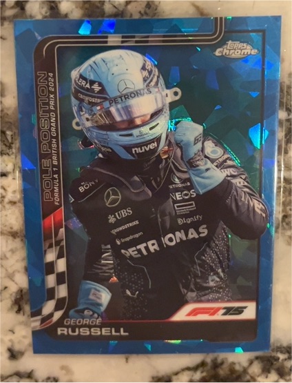 2025 Topps Chrome Sapphire #119 George Russell — front