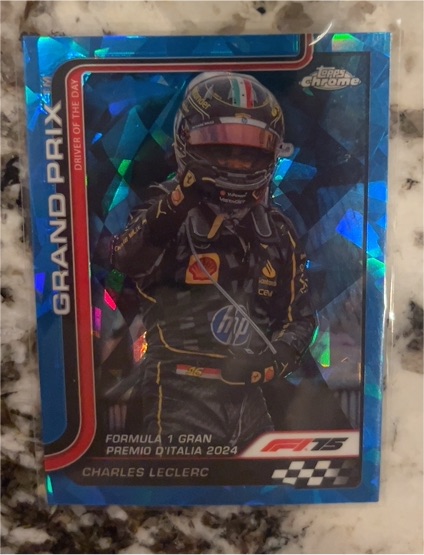 2025 Topps Chrome Sapphire Edition Formula 1 #137 Charles Leclerc — front
