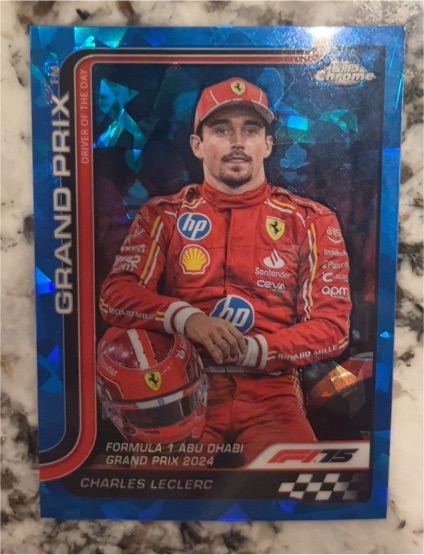 2025 Topps Chrome Sapphire Formula 1 - Grand Prix Driver of the Day #145 Charles Leclerc — front