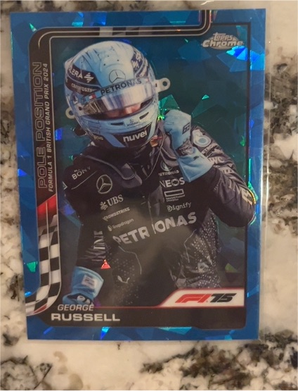 2024 Topps Chrome Sapphire Edition Formula 1 #119 George Russell — front