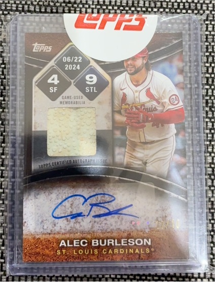 2025 Topps Rounding the Bases #RTBA-BUR Alec Burleson — front