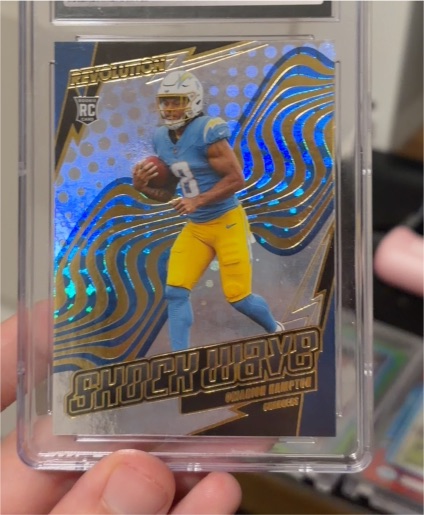 2025 Panini Revolution #37 Omarion Hampton — front