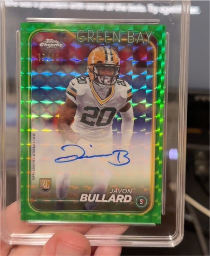 2024 Topps Chrome Rookie Autographs #RA-JBU Javon Bullard — front