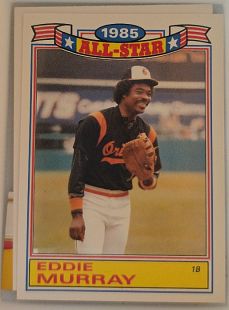 1986 Topps #2 Eddie Murray 1985 All-Star — front