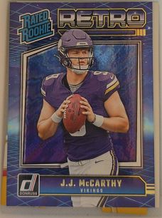 2024 Panini Donruss Rated Rookie Retro #2 J.J. McCarthy — front