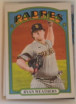 2021 Topps Heritage High Number #634 Ryan Weathers — front