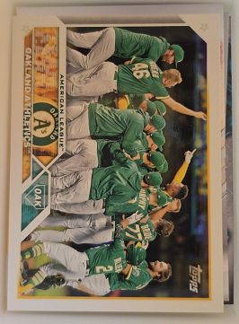 2023 Topps Series 2 #577 Oakland Athletics Team Card — front