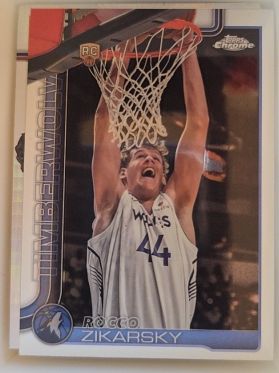 2025-26 Topps Chrome #296 Rocco Zikarsky — front