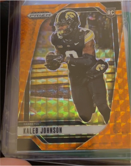 2025 Panini Prizm Draft Picks #38 Kaleb Johnson — front
