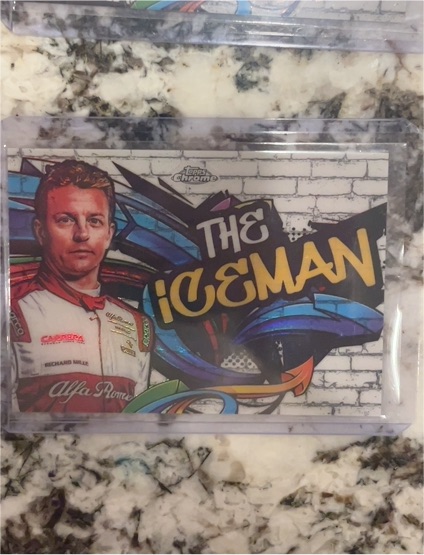 2020 Topps Chrome Formula 1 Track Tags #TT-11 Kimi Raikkonen — front