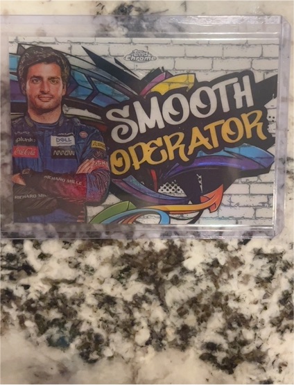 2020 Topps Chrome Formula 1 Track Tags #TT-6 Carlos Sainz Smooth Operator — front