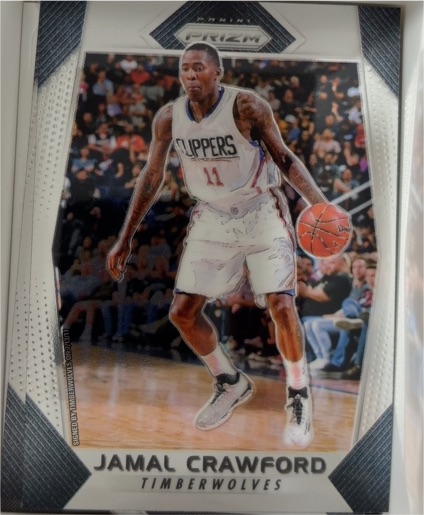 2017-18 Panini Prizm #86 Jamal Crawford Minnesota Timberwolves — front
