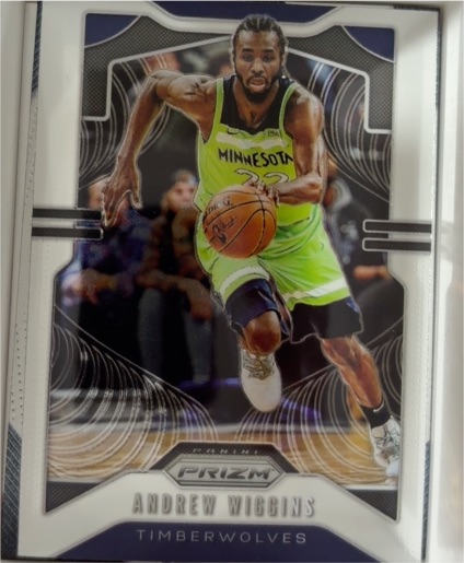 2019-20 Panini Prizm #160 Andrew Wiggins — front