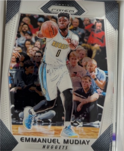 2017 Panini Prizm #161 Emmanuel Mudiay — front