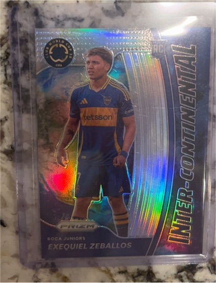 2025 Panini Prizm FIFA Club World Cup #5 Exequiel Zeballos Inter-Continental — front