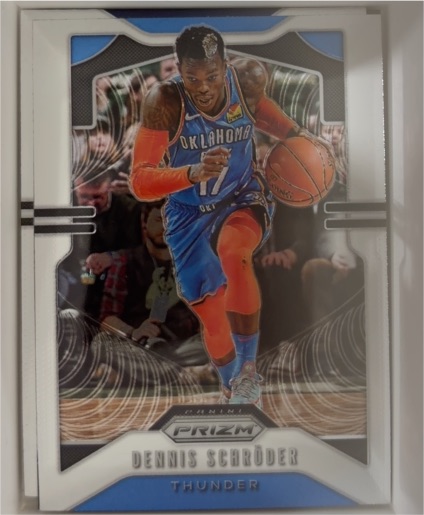 2019-20 Panini Prizm #186 Dennis Schroder Oklahoma City Thunder — front