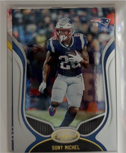 2019 Panini Certified #2 Sony Michel — front