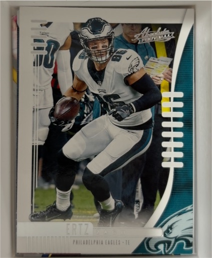 2019 Panini Absolute #57 Zach Ertz Philadelphia Eagles — front