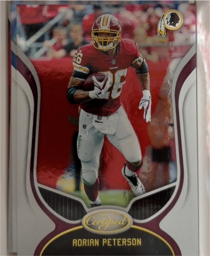 2019 Panini Certified #61 Adrian Peterson — front
