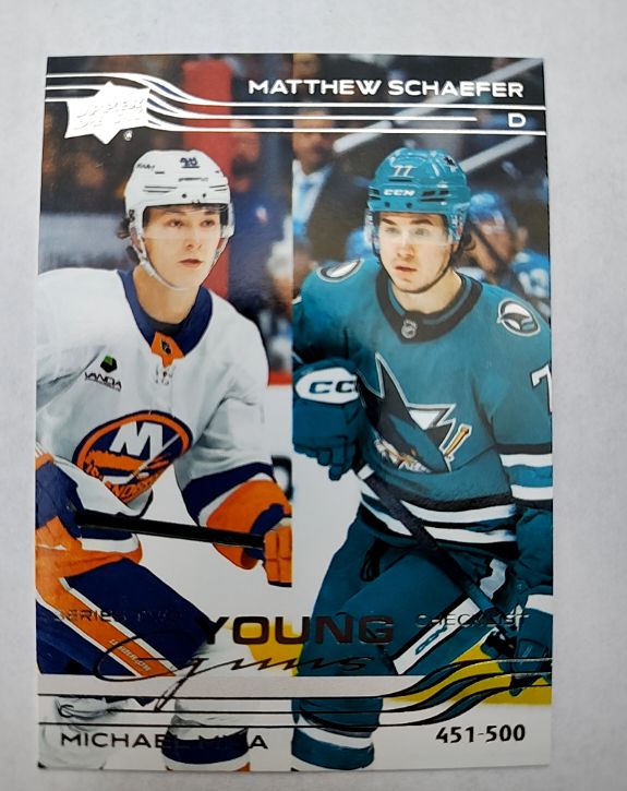 2025-26 Upper Deck Series 2 #451 Matthew Schaefer — front