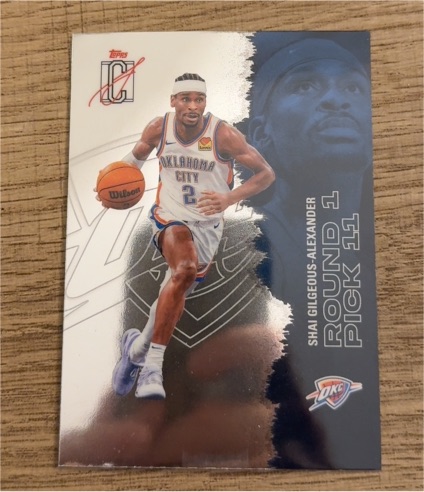 2025-26 Topps Signature Class #54 Shai Gilgeous-Alexander — front