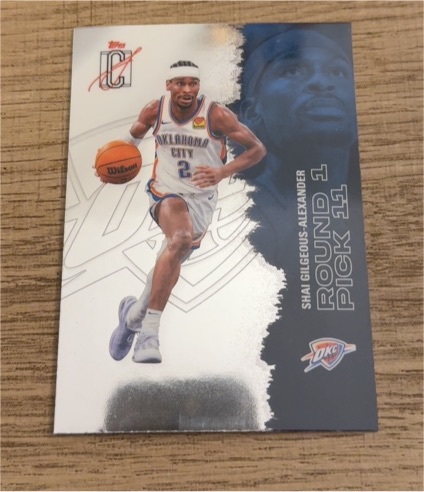 2025-26 Topps Signature Class Chrome #54 Shai Gilgeous-Alexander — front