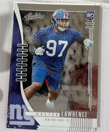 2019 Panini Absolute #177 Dexter Lawrence — front