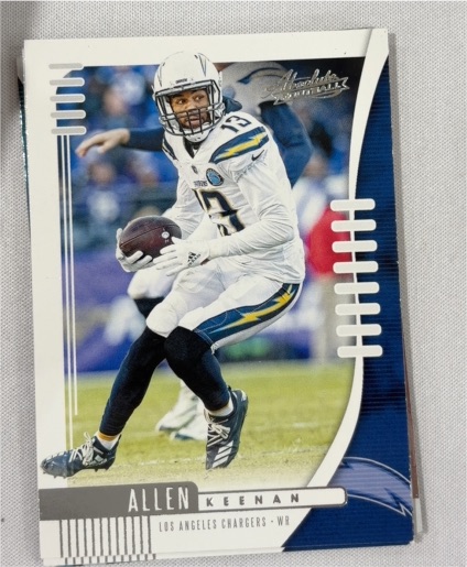 2019 Panini Absolute #43 Keenan Allen Los Angeles Chargers — front