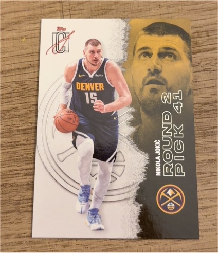 2025-26 Topps Signature Class #95 Nikola Jokić — front