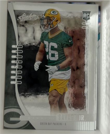 2019 Panini Absolute #158 Darnell Savage Jr. — front