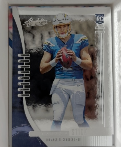 2019 Panini Absolute #117 Easton Stick — front
