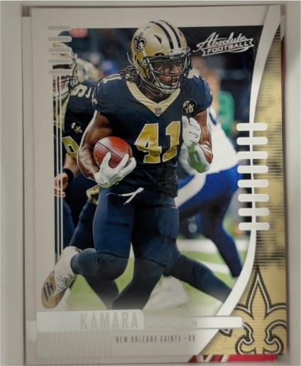 2019 Panini Absolute #77 Alvin Kamara — front
