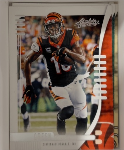 2019 Panini Absolute #25 A.J. Green Cincinnati Bengals — front