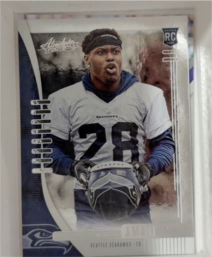 2019 Panini Absolute #189 Ugo Amadi — front