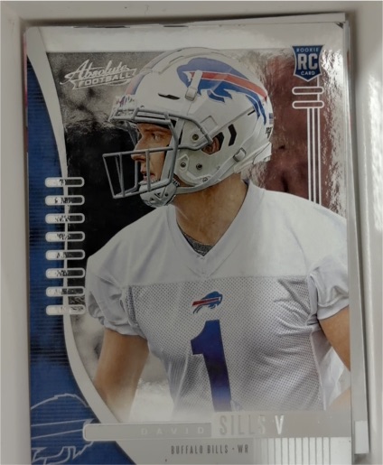 2019 Panini Absolute #197 David Sills V Rookie — front