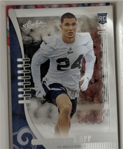 2019 Panini Absolute #167 Taylor Rapp RC — front