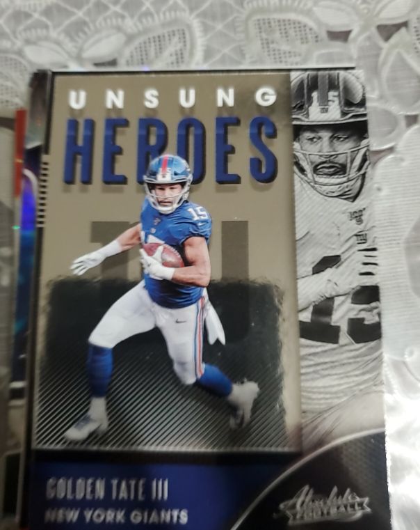 2020 Panini Absolute Unsung Heroes #UH-GT Golden Tate III — front