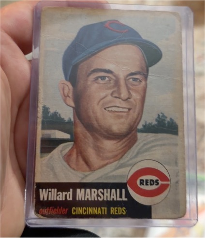 1953 Topps #95 Willard Marshall — front