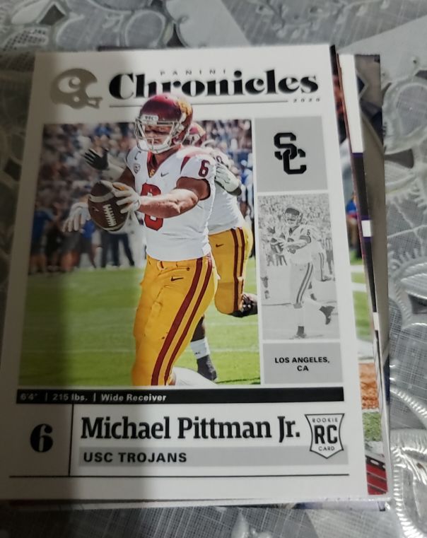 2020 Panini Chronicles Draft Picks #13 Michael Pittman Jr. — front