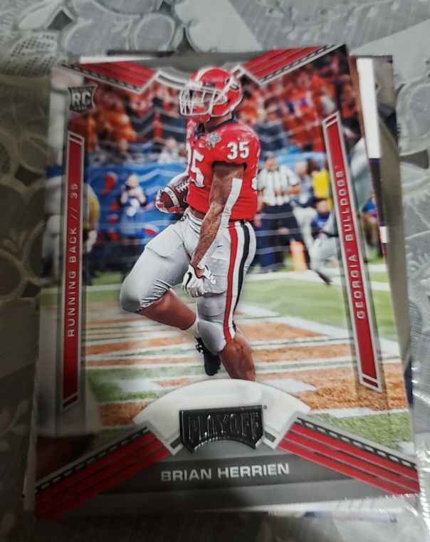 2020 Panini Chronicles Draft Picks Playoff #25 Brian Herrien — front