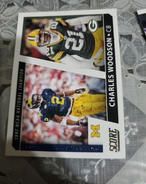 2021 Panini Score #CC7 Charles Woodson Collegiate Champions — front