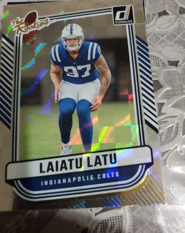 2024 Donruss The Rookies #TR-35 Laiatu Latu — front