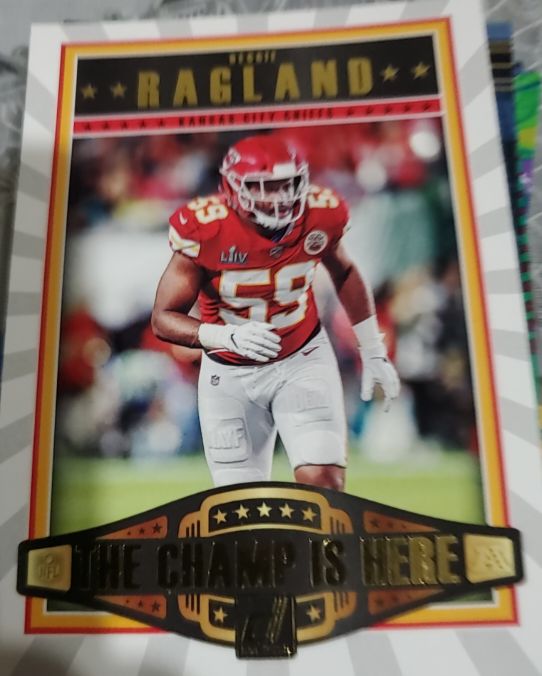 2020 Panini Donruss The Champ is Here #CH-RR Reggie Ragland — front